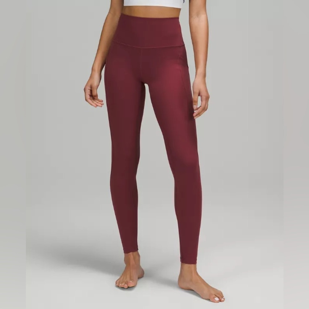 lululemon athletica Burgundy Leggings